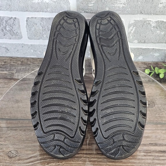 Skechers Concords Wedge Sandals Memory Foam White‎ Embellished Straps Size 8 - Picture 7 of 8